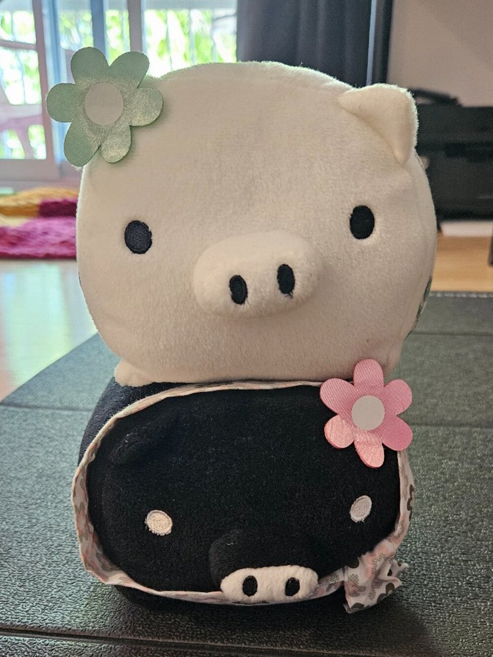 Cute kawaii pig plushies